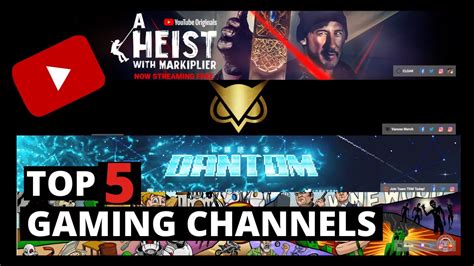 top 5 gaming channel.